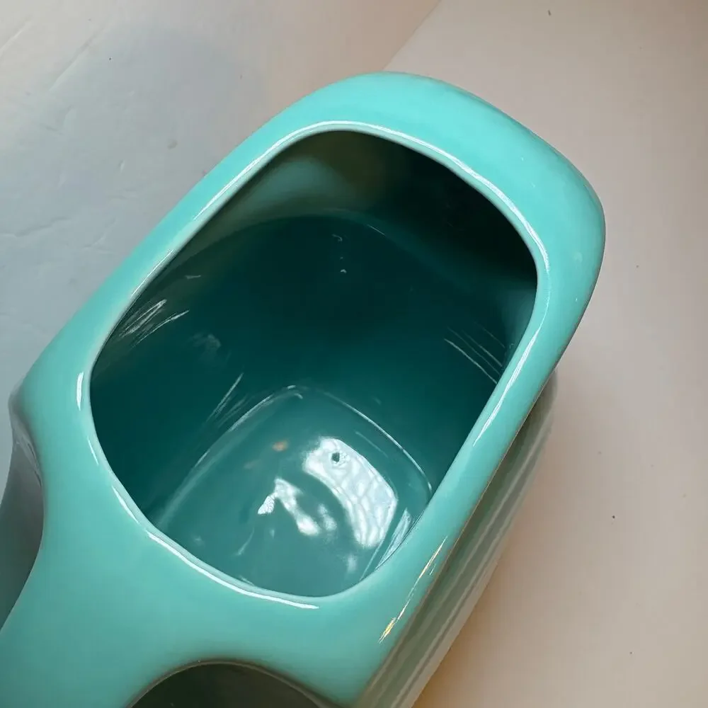 Fiesta Fiestaware Large Disk Water Pitcher Turquoise Blue 67 oz. Homer Laughlin